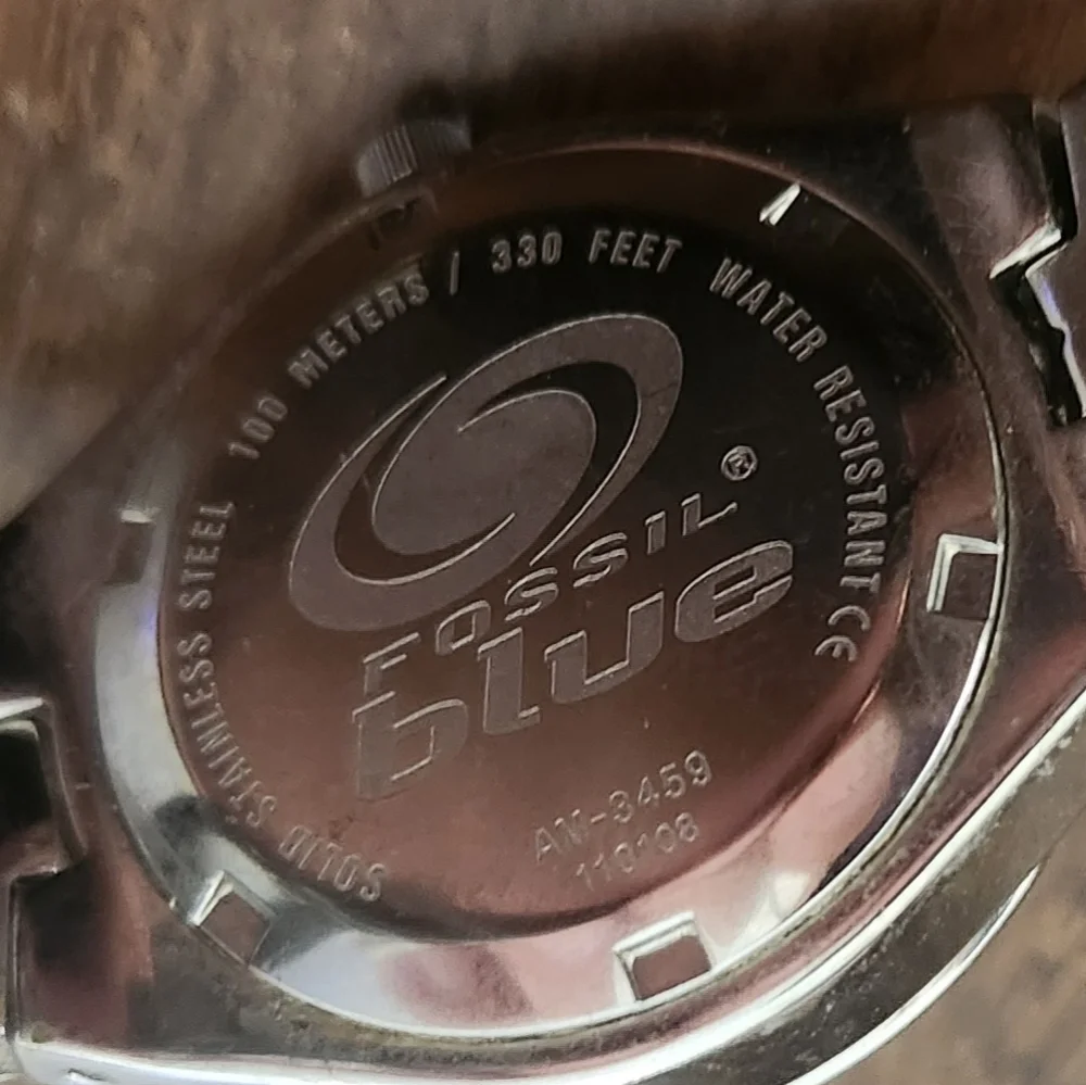 Fossil blue watch
